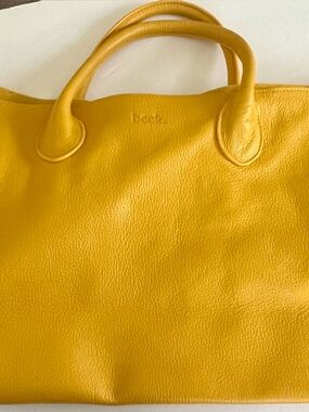 Beck Bags Pebbled Leather Tote